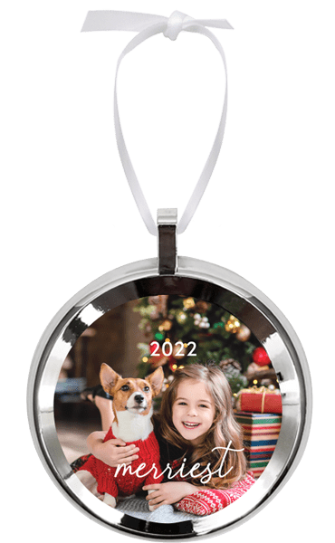 Sublimation Ornament Framed Circle 4924, 48 each