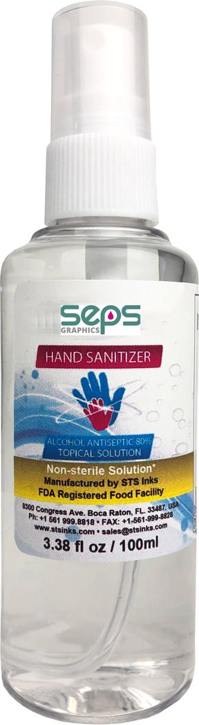 Hand Sanitizer, 3.8 oz, each box contains 27 bottles