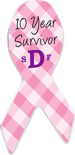 4659, Sublimation Magnet Cancer Awareness Ribbon, Semi Gloss, 50 each