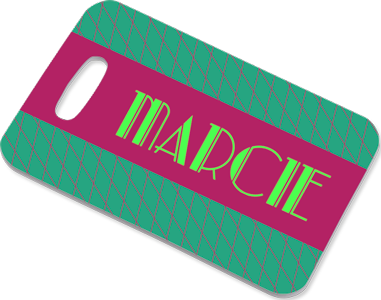 5503 Sublimation Luggage Tag FRP, rectangle, 50 each