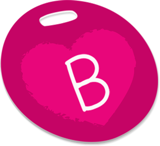5507, Sublimation Sports Bag Tag FRP 2 sided Circle, 50 each