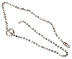 Bead Chain w/jump ring, 50 each