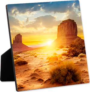 ChromaLuxe&#x2122; 5932 Sublimation Photo Panel, Flat Top, Hinged Double, 10" X 10", 10 each