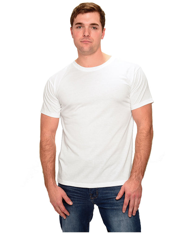 Sublimation Mens Short Sleeve Crew Neck Tee, 6 each