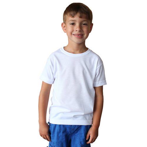 Sublimation Basic T  Toddler, T Shirt, White, 6 each