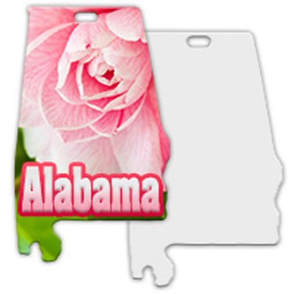 Sublimation State of Alabama Ornament, 1 each