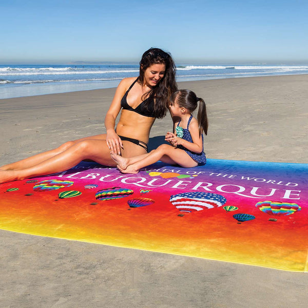 Sublimation Beach Towels,Velour Poly Front/Cotton Back, 60"x72", 6 each