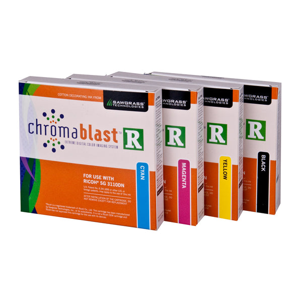 Chromablast Inks for the 3110 and 7100 Ricoh Printer, 1 each