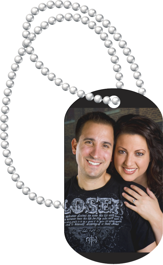 Sublimation Dog Tags 1 sided, 50 each