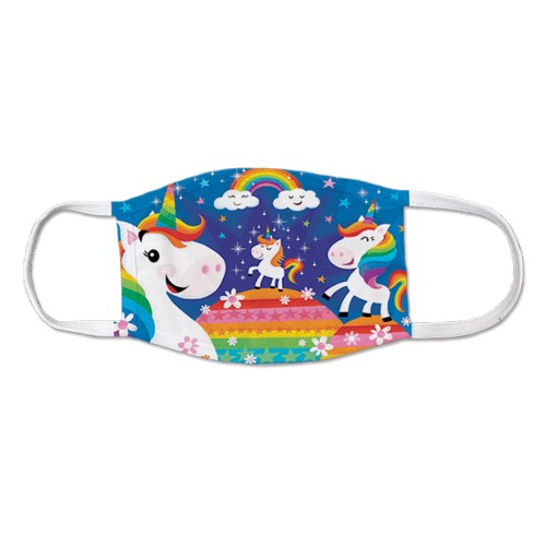 sublimation white face mask kids blank