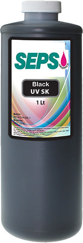 All Black 1 liter bottle, dye based inks, Bulk UV Blocking Inks