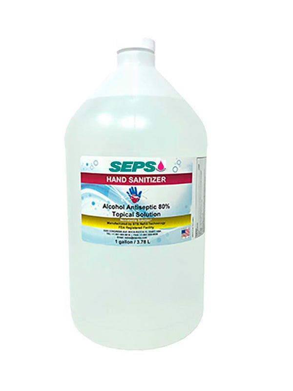 Hand Sanitizer 1 gallon, 80% Isopropyl Alcohol