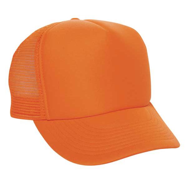 Neon Orange Cap for Sublimation, 100% polyester, 12 each