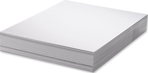 Sublimation Aluminum Sheet Gloss White 1/s .030,12" x 24", 10 sheets