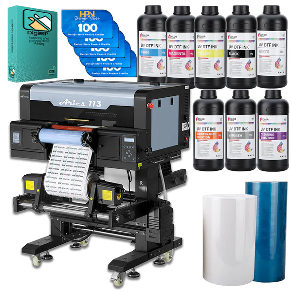 DTF Station Aries 113 UV DTF Printer Bundle