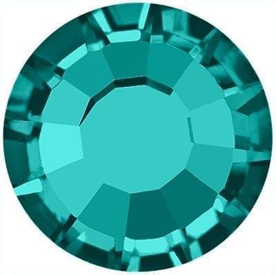 Premium Hot Fix Rhinestones,10SS,Blue Zircon, 100 gross, 14400 stones 12 facet Machine Cut