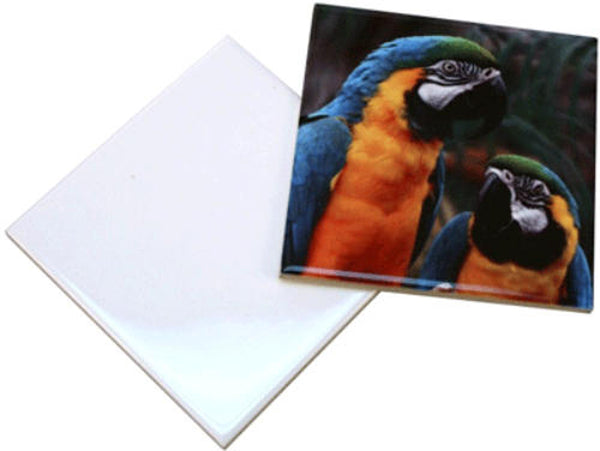 Sublimation Tile 6x6 , with spacer,Satin , 24 ea,