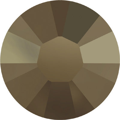 Premium Hot Fix Rhinestones-10SS, Gold Hematite, 100 gross, 14400 stones 12 facet Machine Cut