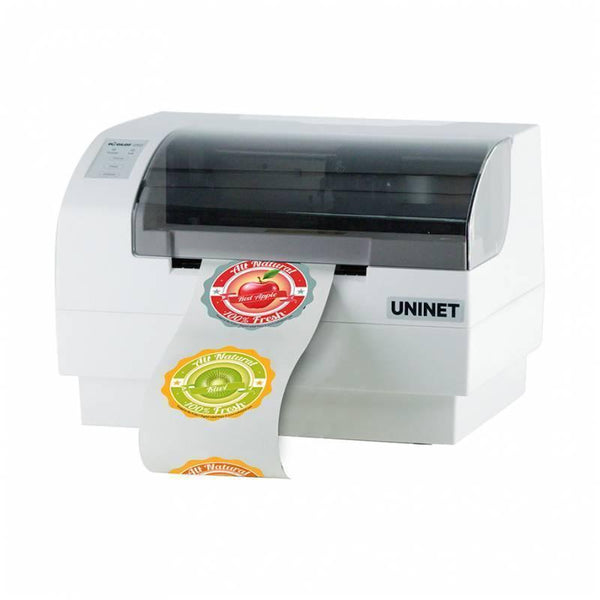 Label printer icolor 250 by UniNet, print and cut shape and size custom labels