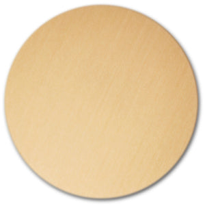 1.5" Aluminum Sublimation Trophy Disk 200 each Satin Gold Aluminum