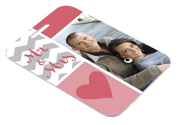 4623 Sublimation Bag Tag  Aluminum Rectangle 2 sided, 50 each