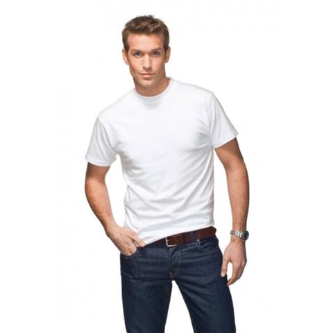 5180 Hanes Preshrunk 100% Cotton 5.6oz.Hanes - Beefy-T, White 1 each