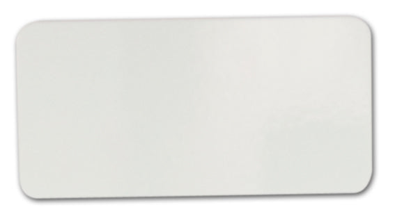 1.5"x3" Sublimation Gloss White Name Badge, 150 each