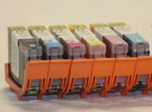 Edible Inks Carts, CLI-8 Cartridge (6) Set WITH CHIPS