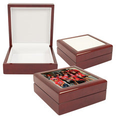 Keepsake Boxes 6x6 Red Mahogany, 24 each