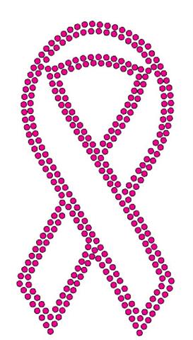 Free Rhinestone Download: Breast Cancer Ribbon