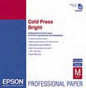 Epson SO42307 Cold Press Bright Fine Art Paper 8.5" x 11" 25sheets