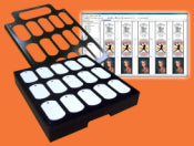 Military Dog Tag tray with upgraded LogoExpress software (4 positions)