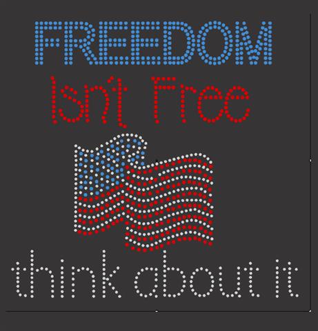 Freedom Isn't Free 3 stencil  Free download