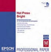 Epson SO42330 Hot Press Bright Fine Art Paper 13" x 19",  25,