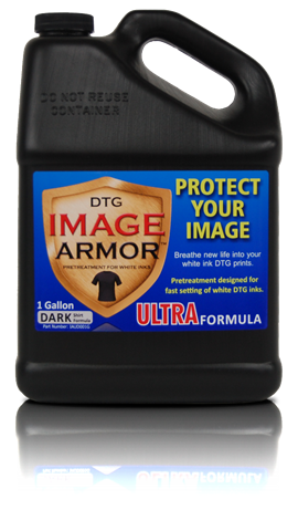 Pre Treatment 1 gal for dark shirts,IMAGE ARMOR ULTRA pretreat solution for Direct to garment shirts