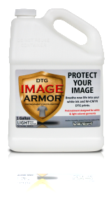 Pre Treatment 1 gal for light shirts, IMAGE ARMOR LIGHT SHIRT FORMULA Pretreat solution for Direct to garment shirts