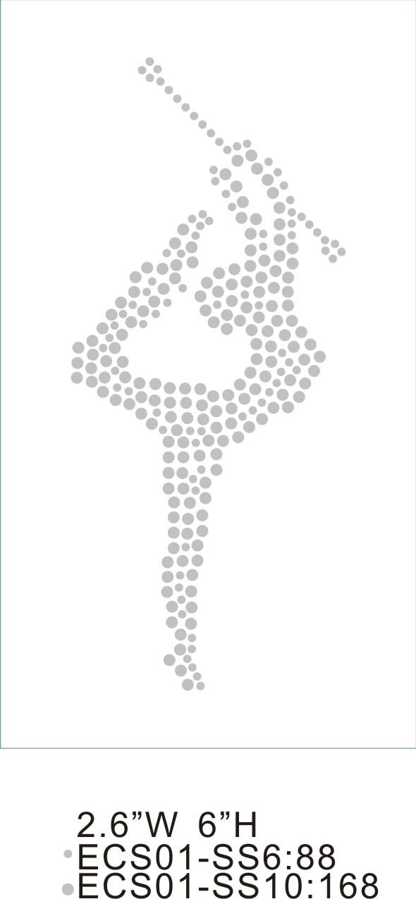 Majorette,1 baton clear rhinestones , 10 each