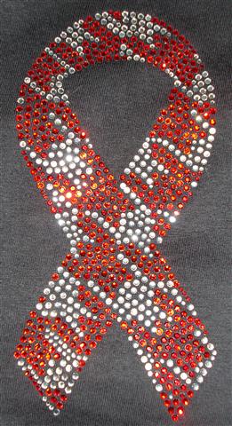 Houndstooth Ribbon, Crimson and clear crystals, 5 each