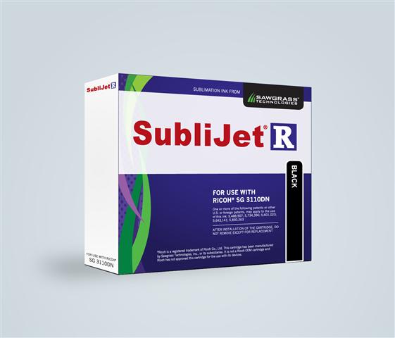 Sawgrass Sublijet-R Black Sublimation  Ink for the Ricoh SG 3110DN and SG7100 Small Sublimation Carts