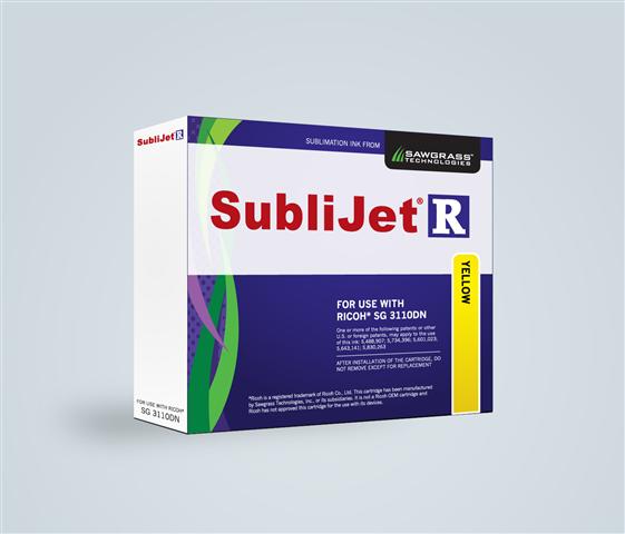 Sawgrass Sublijet-R Yellow Sublimation Ink for the Ricoh SG 3110DN and SG7100 Small Sublimation Carts