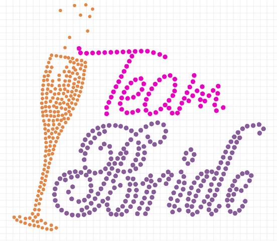 Team Bride 2 or 3 stencil  Free download of the Week