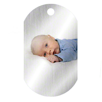 4004 Sublimation Dog Tags 1 sided,Silver 50 each