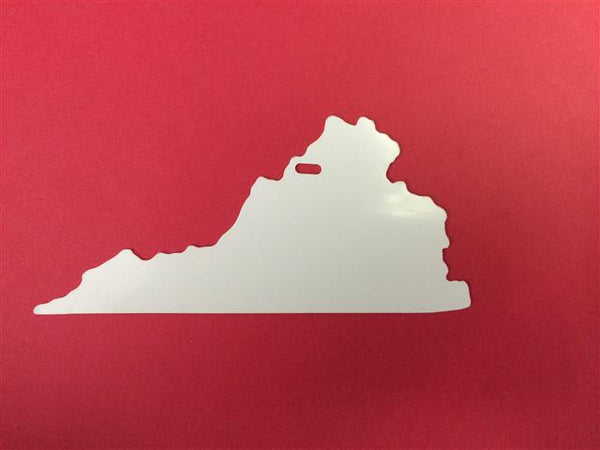 Sublimation State of Virginia Ornament, 1 each