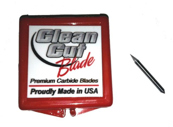 Clean Cut Roland 60S degree cutting blade for a CAMM for rhinestone stencil materials and Glitter T shirt Vinyls