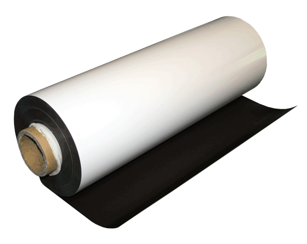 Magnetic White Gloss 24" x25', .030