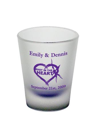 Sublimation Shot Glasses Frosted, 72 ea