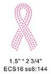 Breast Cancer Ribbon Medium, 10 each