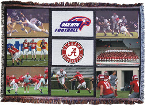 Sublimation Throw Blanket, 9 panel , 54"x38", 6 each