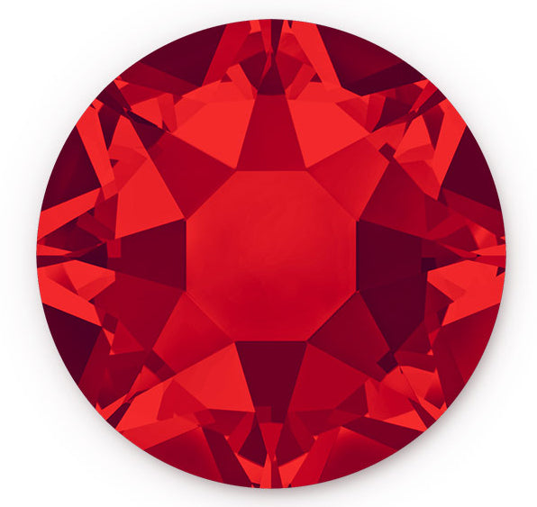 Premium Hot Fix Rhinestones-10SS, Light Siam, 10 gross, 1440 stones 12 facet Machine Cut