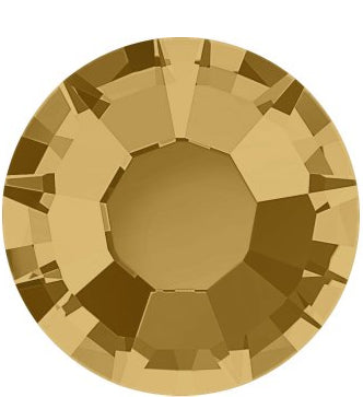 Premium Hot Fix Rhinestones-10SS, Light Colorado Topaz, 10 gross, 1440 stones 12 facet Machine Cut